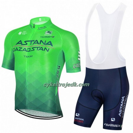 Cykeltøj + Cykelshorts 2022 Astana Qazaqstan Grøn